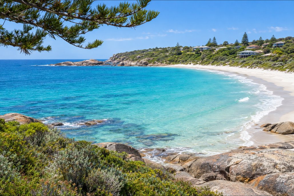 The Western Australian coastline at golden hour